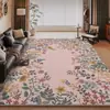 Alfombra Popular Transfronteriza Amazon Temu, Alfombra Lavable de Cachemir Sintético para Sala de Estar, Dormitorio, Alfombrilla de Mesita de Noche, Al por Mayor en Stock