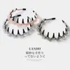 Diadema de Alta Gama con Dientes, Nuevo Modelo 2026, Diadema Versátil Estilo Hada para Celebridades de Internet, Pasador de Pelo de Alta Gama, Accesorio para el Cabello Estilo Coreano