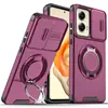 Adecuado para Funda de Teléfono Moto g 2026, Motorola g Stylus Cubierta Protectora con Soporte de Ventana Deslizante