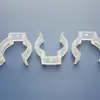Abrazadera para tubo de alta calidad directa de fábrica, hebilla para tubo T8, plástico transparente, abrazadera para tubo fluorescente T8, abrazadera para tubo de lámpara T5