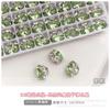 K9 Ovo de Pombo Fundo Aberto Joias para Unhas Diamante Brilhante Rosa Vermelho Roxo Acabado Bola de Diamante Artesanal Acessórios DIY