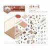 Yuxian Pet Adesivos de Cenário Miniatura Grande Sonhando com Suzhou Casa Empilhada Tridimensional 3D Adesivos DIY para Crianças