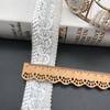 Nueva Cinta de Ropa Estilo Chanel de Nailon Blanco Centípedo Dragón Borde Espiga Puntada de Cinturón Accesorios de Encaje DIY