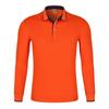 Jelouka Polo Shirt T-shirt de manga comprida Colar de colarinho feminino Tooling Verão Roupas de Trabalho Corporativo com Bordado LOGO