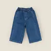Jeans Infantis Retos Simples Estilo Coreano 2026 Meninos Meninas Outono Inverno Moda Tendência Calças Casuais para Crianças Pequenas e Médias