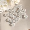 Pinzas para Oreja de Espiral para Mosquitos, Cubiertas de Silicona para Orejas, Almohadillas para Orejas, Almohadillas Blandas de Goma, Tapones Metálicos para Oídos, Accesorios para Tapones para Oídos