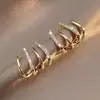 Venda transfronteiriça brincos femininos com diamantes brincos de alto padrão Coreia do Sul socialite joias de ouvido nicho retrô francês atacado