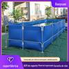Direto da Fábrica Espessado Tanque de Peixes Interno PVC Tanque de Peixes Comercial Grande Suporte de Peixe Quadrado Externo Piscina