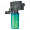 Bomba de Água para Aquário Risheng Rs-2001 Circulação Multifuncional Filtro Submersível Embutido para Aquário com Cartucho de Filtro de Algodão 8W