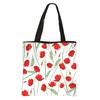 Bolsa de Mão Grande Capacidade Estilo Coreano Transfronteiriça Bolsa Tote Floral Bolsa de Ombro Bolsa de Poliéster Novo Modelo 2025