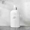 Pet350ml200 ml Boston Porcelana Blanca Botella Botella de Loción Botella Cilíndrica Jabón de Manos Botella de Jabón para el Cuerpo Engrosada