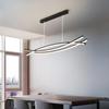 Bancada de Bar Tendência Luminária de Sala de Estar Lustre Iluminação Linear Velas Minimalista Moderno Luxo Leve Tira Longa Mesa de Ilha de Sala de Jantar