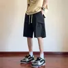 Ropa de Trabajo de Fabricante Transfronterizo Pantalones de Cinco Puntos para Hombre Estilo Nuevo Seda de Hielo Frescos Casuales Pantalones Rectos Shorts de Moda para Hombre Verano