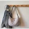 Bolso Cruzado de Nuevo Estilo Transfronterizo para Mujer, Bolso de Hombro de Gran Capacidad para Viajes Diarios, Bolso de Axila Versátil de Moda Estilo Coreano, Bolso Esponjoso de Media Luna