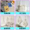 Corda de algodão fina feita sob medida do fabricante, corda trançada artesanal off-white para atacado para tapeçarias DIY, decorações de bolsas e cordão de algodão