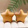 Madeira de Tília Natural Estrelas e Lua Esculpidas Acessórios DIY Chaveiro Pingente de Bolsa Pingente de Colar Acessórios de Joias