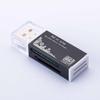 Aleación de Aluminio Sy-638 Lector de Tarjetas Cuatro-en-Uno Multifunción Lector de Tarjetas de Cámara Tf/Sd Fabricante Mayorista Transfronterizo