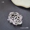 DIY Brazalete de Plata de Ley S925 con Abalorios Vacíos para Abalorios Ovalados Accesorios para Pulseras y Collares Joyería
