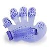 Cepillo de baño para perros mascota, guante de aseo para gatos, herramienta de limpieza y baño de silicona para gatos, suministros para lavar perros, cepillo de baño de cinco dedos