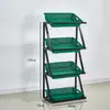 Estanterías para Exhibición de Frutas y Verduras de Supermercado, Estantes Creativos de Múltiples Niveles para Verduras, Estanterías Comerciales para Tiendas de Conveniencia, Estantes para Frutas y Verduras