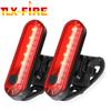 Luces de bicicleta ciclismo transfronterizo LED luz trasera de advertencia de seguridad equipo para ciclismo de montaña 056 luz trasera