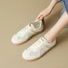 Zhr Classic Zapatos Blancos de Suela Gruesa para Mujer 2026 Verano Nuevo Estilo Zapatos Deportivos de Malla Transpirable Zapatos Blancos Versátiles de Suela Blanda