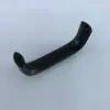 Manija de aleación de aluminio negro LS516-75, manija metálica en forma de U, manija para puerta de gabinete