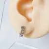 Pendientes de Cobre con Forma de Polígono Geométrico Casual Hebilla de Oreja Clip para Oreja Pendientes de Lujo Accesible Estilo Ins Accesorios de Joyería para Mujer