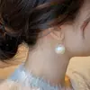 Pendientes Grandes de Perlas Estilo Francés para Mujer, Lujo Accesible, Pendientes de Gama Alta, Nueva Moda 2026 y Joyería Versátil para Orejas