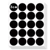 Etiqueta de quadro-negro adesivo de quadro-negro reutilizável à prova d'água adequado para decoração de festa de frasco de pedreiro cozinha doméstica