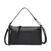 Bolsa Feminina Denk Couro Genuíno Transfronteiriça 2026 Moda Casual Grande Capacidade Saco Saco de Couro Bovino de Primeira Camada Bolsa de Ombro Transversal