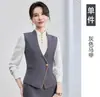 Hotel, casa de té, restaurante, uniforme de trabajo de camarero, chaleco de recepción nuevo para primavera y otoño, traje profesional para mujer