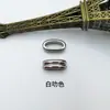 Venta al por mayor de fábrica Retro Hecho a mano DIY Correa para teléfono Hebilla ajustable de doble agujero Hebilla de anillo de correa de reloj de aleación de zinc