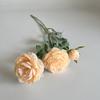 Flor de Peônia Simulação 3 Cabeças Rua Qianzi Lianyang Peônia Casamento Salão de Eventos Decoração Arranjo de Flores Flor de Seda Distrito de Wuqing