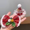 Año Nuevo Nuevo Sombrero Navideño Infantil Pinza para el Cabello de Cuernos de Reno Sombrero de Navidad Pinza Lateral Accesorios para el Cabello Pinza de Lazo