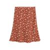 Saia midi hip retrô estilo coreano cintura quadril xadrez sobre-saia nova saia saia floral verão mulheres