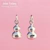 Prata 925 Material DIY Acessórios para Joias Pingente de Cabacinha Fosco Mate Pulseira de Contas Feita à Mão Pingente de Colar