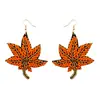 Pendientes de Borlas Europeos y Americanos de Estilo Étnico Transfronterizos Amazon, Pendientes de Botón de Semillas Únicos Hechos a Mano de Alta Gama, Accesorios para Mujer de Nicho