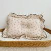 Almofada floral de algodão com renda pequena e fresca, gaze amassada Classe A, núcleo de almofada para cochilo de bebê em jardim de infância, núcleo de peça única
