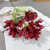 Simulação de capim pavão persa crisântemo decoração de casa decoração de casamento estilo pastoral buquê de flores de seda fotografia adereços flor atacado