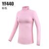 PGM Nueva Camiseta Base de Golf para Mujer Otoño e Invierno Cuello Alto Manga Larga Top Cálido para Mujer Interior de Terciopelo Molido