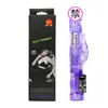 Vibrador de bola giratoria de cuentas de colores, telescópico, vibratorio, calefactor, para lamer la lengua, expansible, con rodillo oscilante, masturbador femenino, stick AV, venta al por mayor