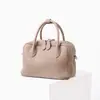 Bolso de mano para el día a día de cuero de vaca de primera capa para exportación de comercio exterior transfronterizo, bolso Boston de nicho, bolso tipo almohada de alta gama, bolso de hombro y cruzado