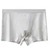 2026 Ropa Interior Nueva para Hombre Algodón Puro Estampado Talla Grande Cintura Media Boxer Briefs 10A Fondo de Ostra Ropa Interior para Hombre Algodón Puro