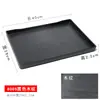 Bandeja Antideslizante Rectangular de Plástico con Textura de Madera para Habitación de Hotel, Portavasos, Bandeja para Té, Bandeja de Almacenamiento para Artículos de Tocador, Uso Comercial