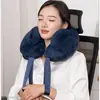 Almohada inflable portátil con manos libres para envolver la siesta, almohada inflable para viajes al aire libre