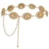 Cinturón de Metal Estilo Bohemio Cadena de Cintura para Mujer Accesorios para Vestido de Mezclilla Jeans Combinar con Vestido En Stock Venta al por Mayor