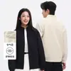 Sudadera de otoño nueva con patrón de diamantes, tejido de aire, hombros ligeramente caídos, cuello alto, con logo personalizado, ropa de trabajo casual de negocios para concesionarios de automóviles y tiendas 4S