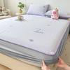 Juego de Tres Piezas de Alfombrilla de Hielo Haba de Hielo para Dormir Desnudo en Verano Alfombrilla Clase A Alfombrilla Suave de Seda de Hielo para Aire Acondicionado Lavable a Máquina Alfombrilla Delgada