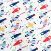 Capa para bolsa de roupas de algodão estampado, malha de algodão classe A para bebês, 300 peças, estampado, dupla face
